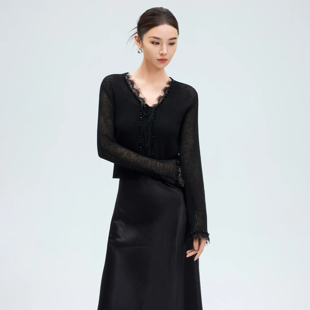 【芊芊专属】曼德诗专柜同款气质小衫152Q0016