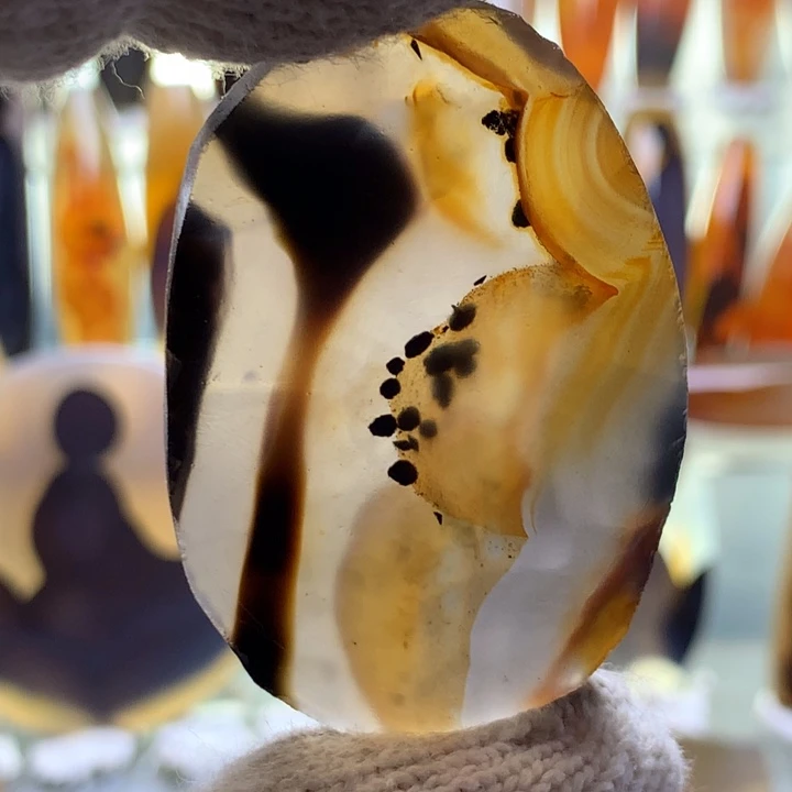 未镶嵌颈饰玛瑙/玉髓178有瑕