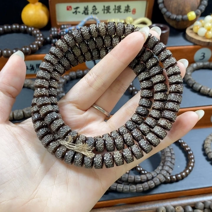 椰蒂手串椰嘎雕刻120颗