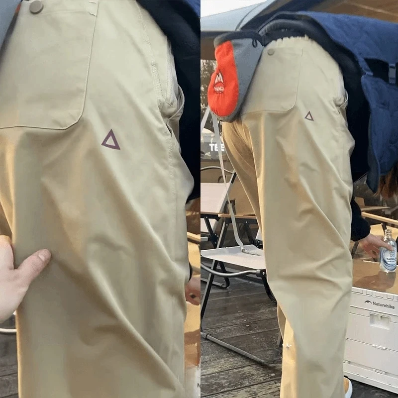 秋季高端机能三角白标宽松锥形休闲裤美式工装长裤男女同款休闲裤