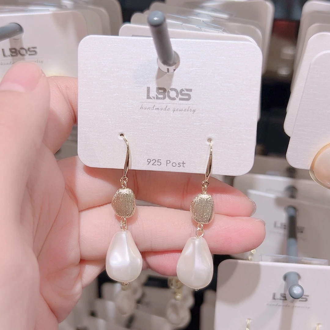 锆石纯铜合金耳环