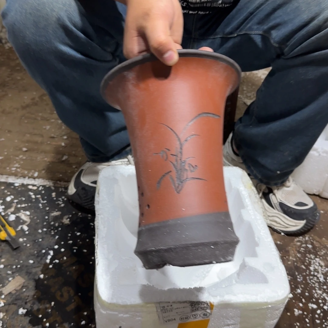 紫砂花盆口径15.20口径