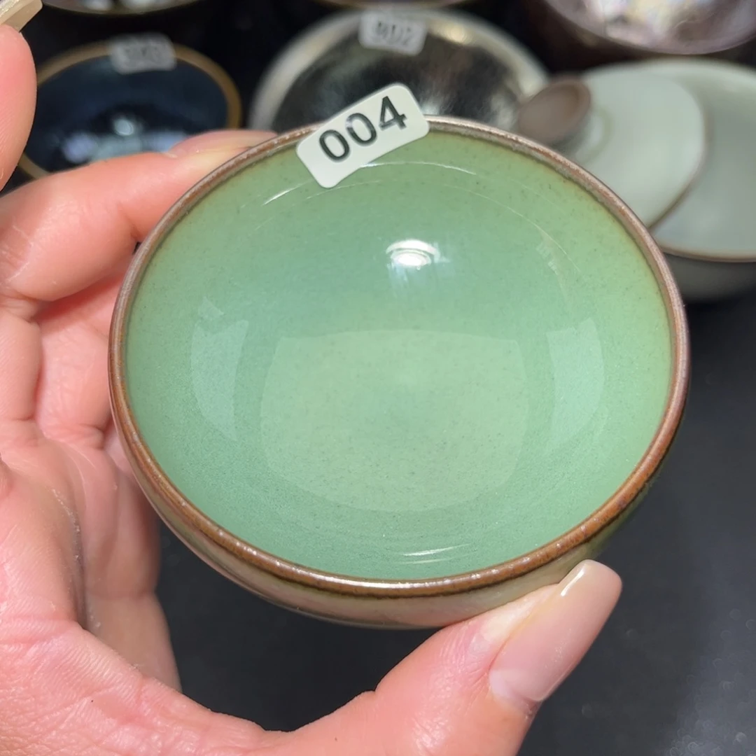 茶盏4 建盏单盏放大漏……