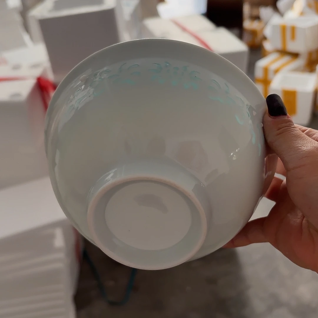 景德镇面碗无底款两个好