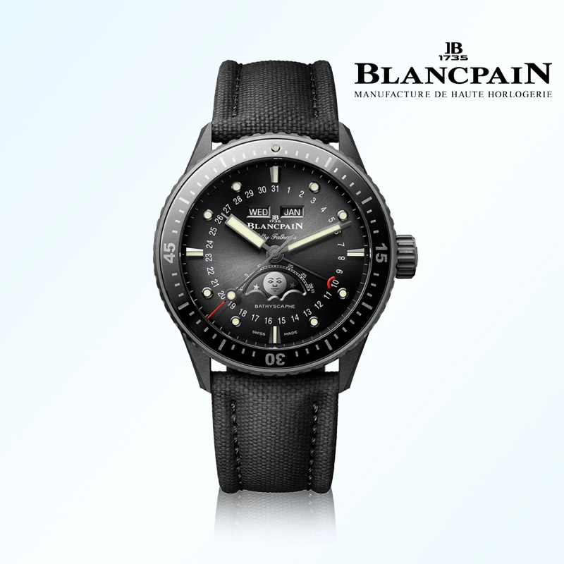 99新 宝珀 五十噚5054黑陶瓷运动款/表径43mm/24年全套