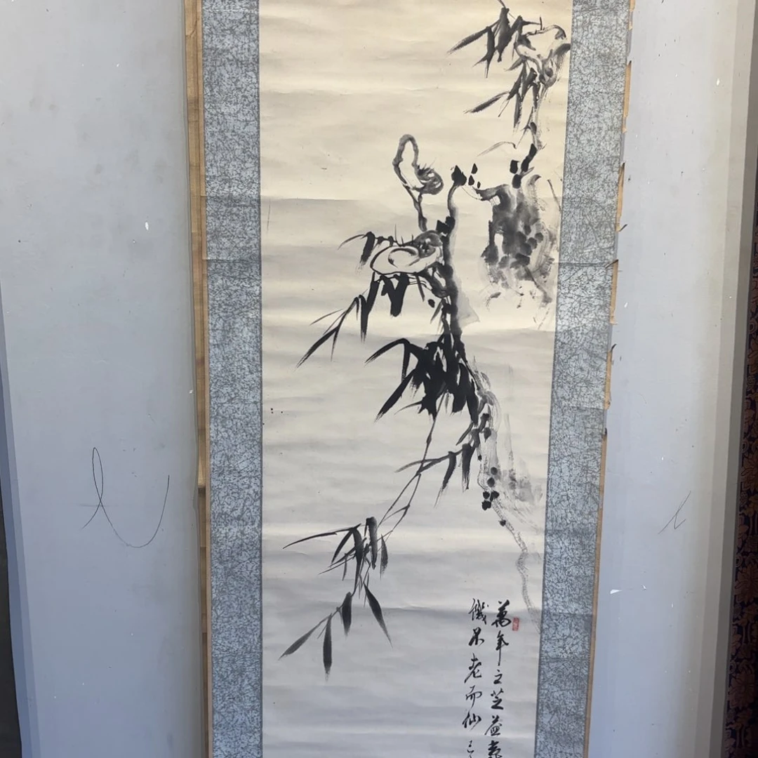 书法g****g卷轴绢本纸本51