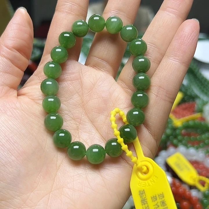 和田玉（碧玉）未镶嵌手串