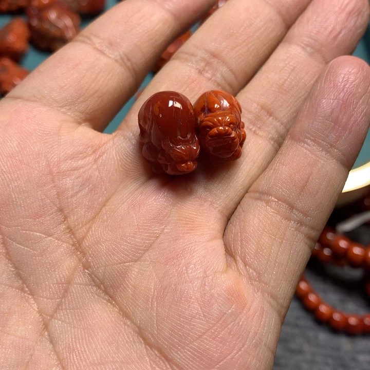 南红玛瑙配件未镶嵌秋***枫