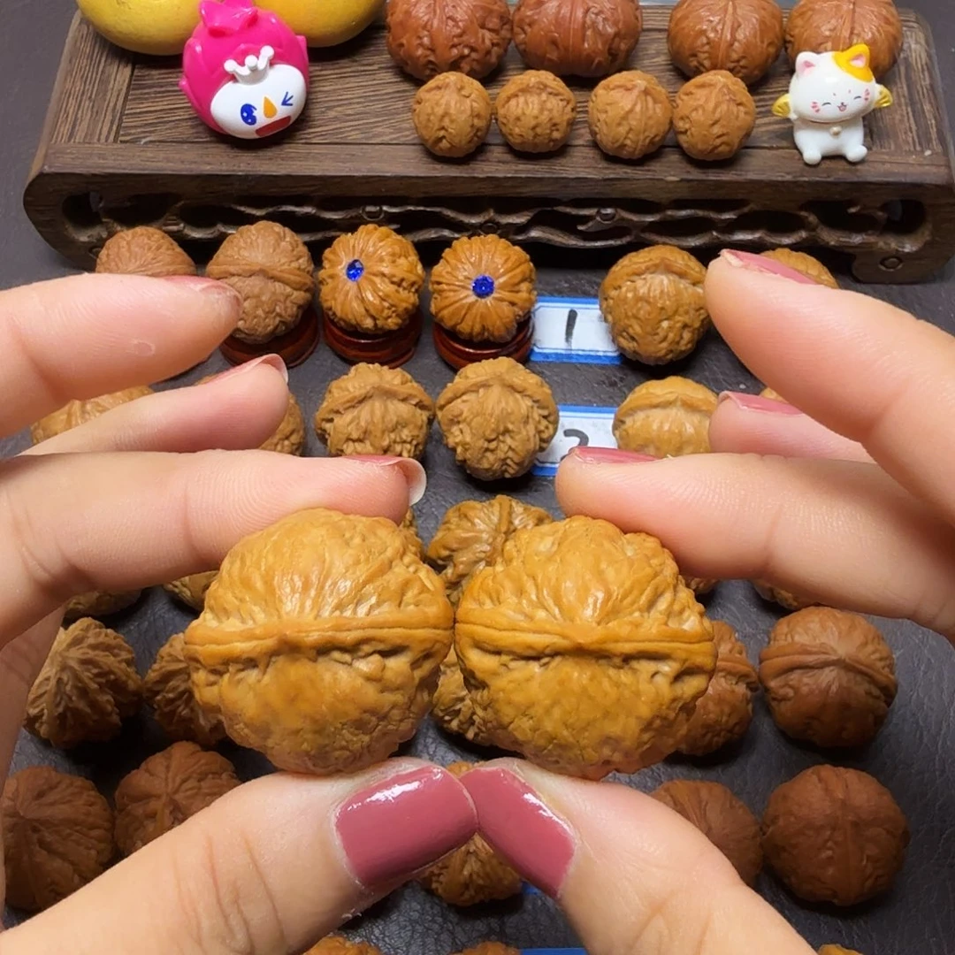 把件文玩核桃30尺边肚同尺蛇皮球006