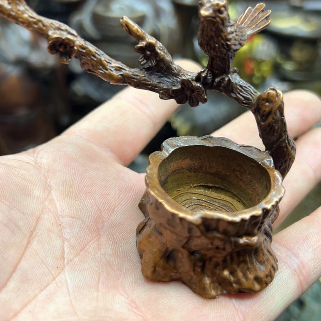 铜摆件欢迎欢迎你