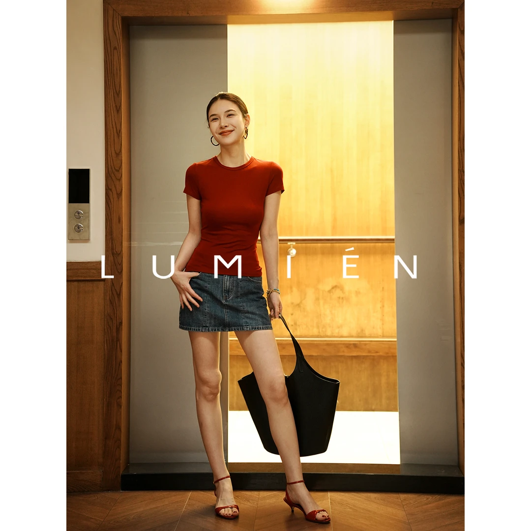 【LUMIEN】“草莓炸弹”红色辣妹T恤LX5ETT26
