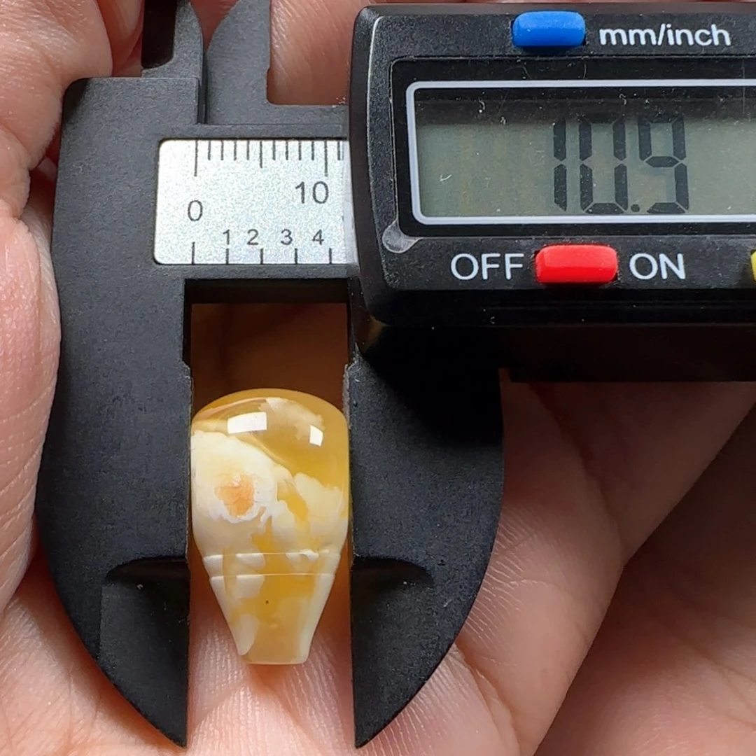 裸石蜜蜡未镶嵌遥**你金白三通1.3