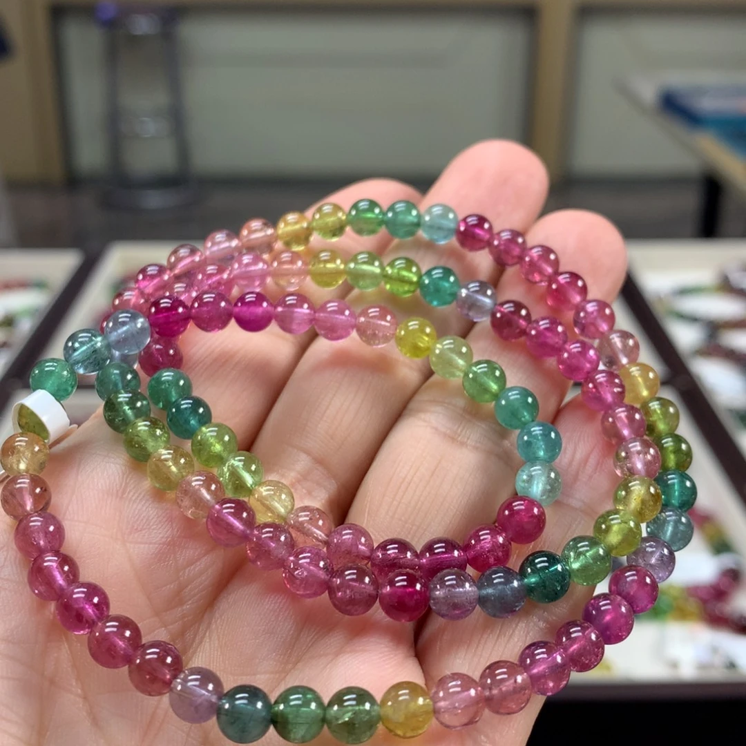 手链碧玺未镶嵌5.6左右