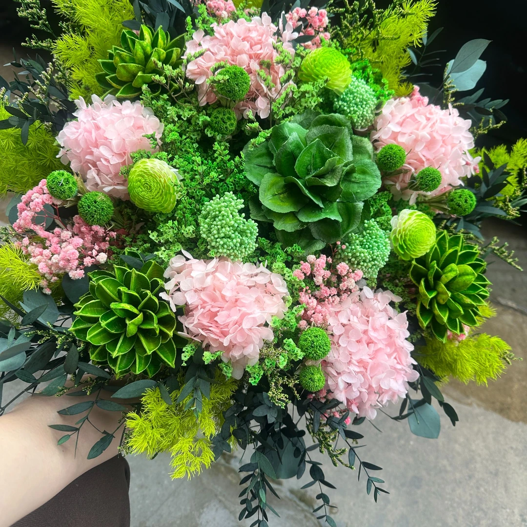 【夏日与荷】永生花束客厅高级感小众高级适合家居装饰摆放不凋谢