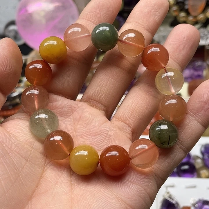 水晶颈饰未镶嵌兔毛