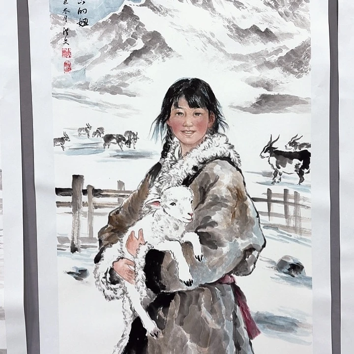 国画亲笔手绘放心去藏