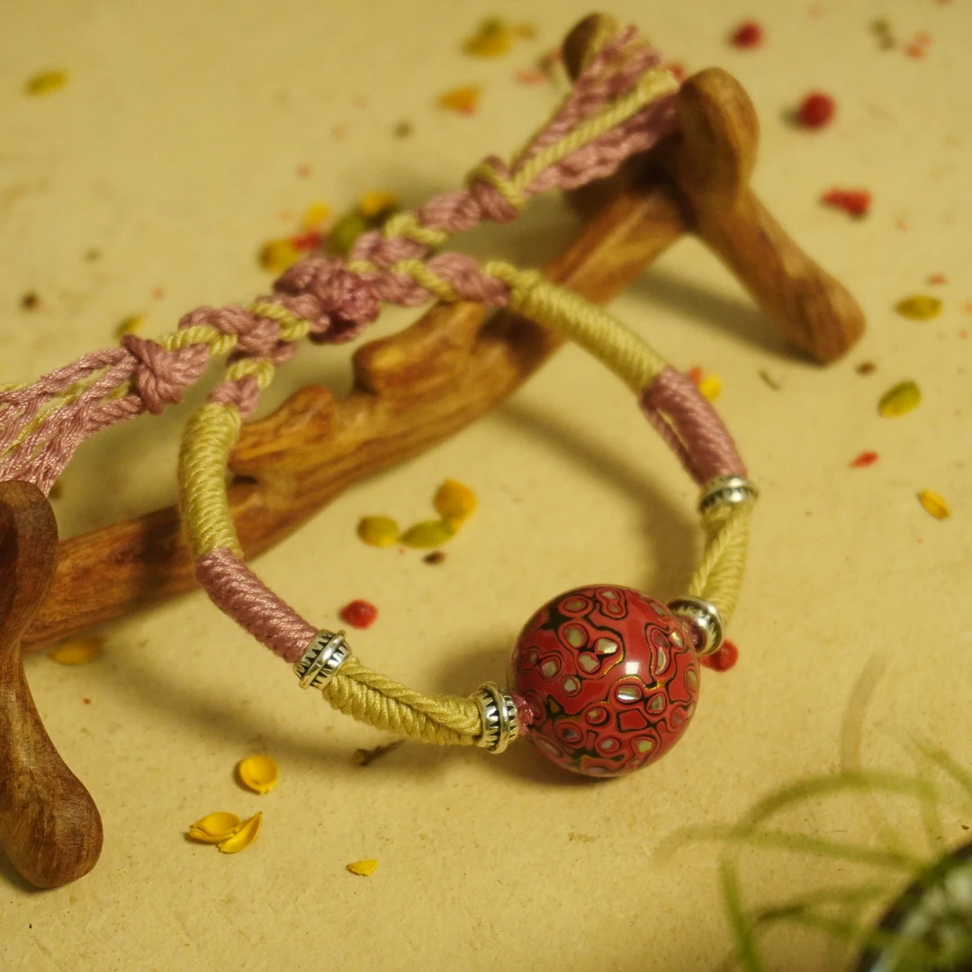 【槐荫山房】/HY260Z/-脱胎大漆嵌螺钿珠