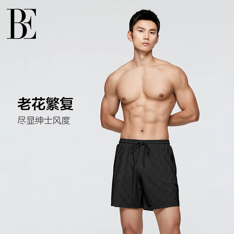 BE范德安2024新品男士泳裤 复古时尚防晒快干高级游泳装备防尴尬