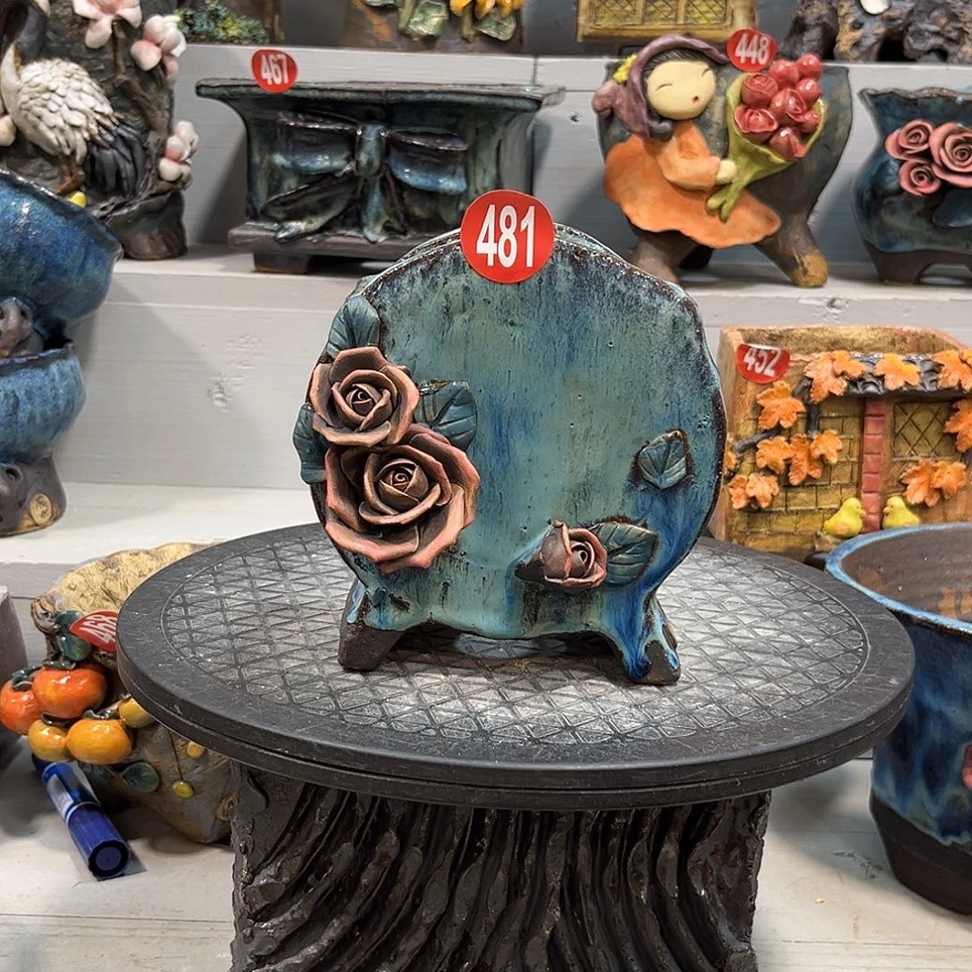 481 号陶然花器手工花盆
