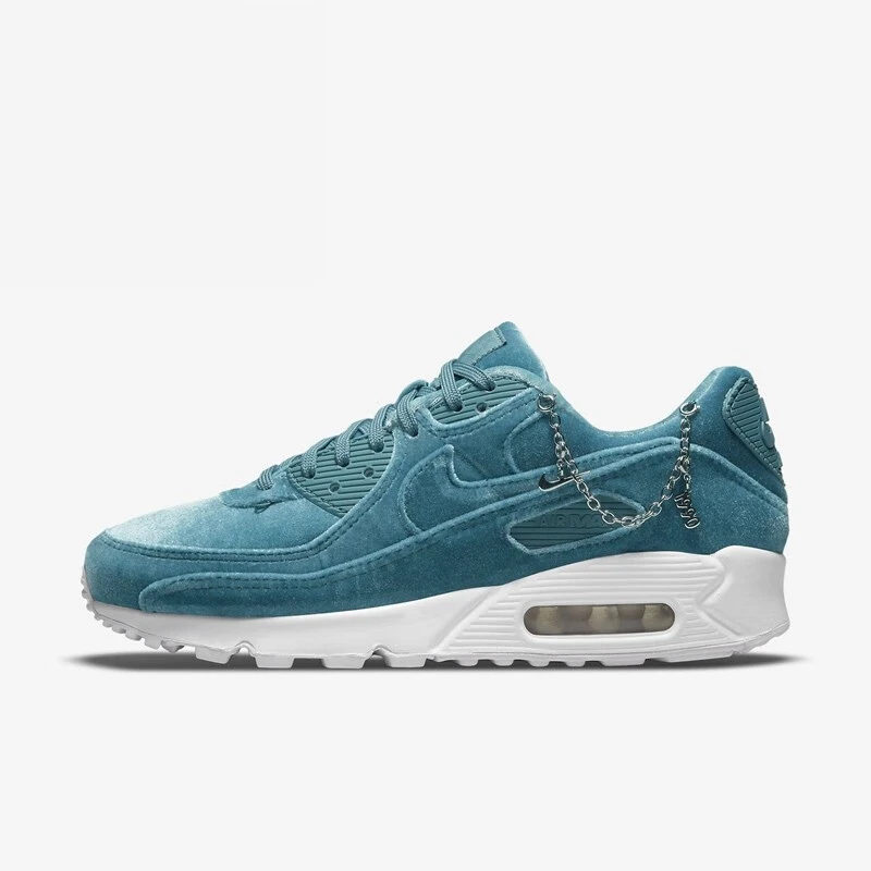 Nike Air Max 90 天鹅绒复古回弹轻便跑步鞋女款 DO2194-001