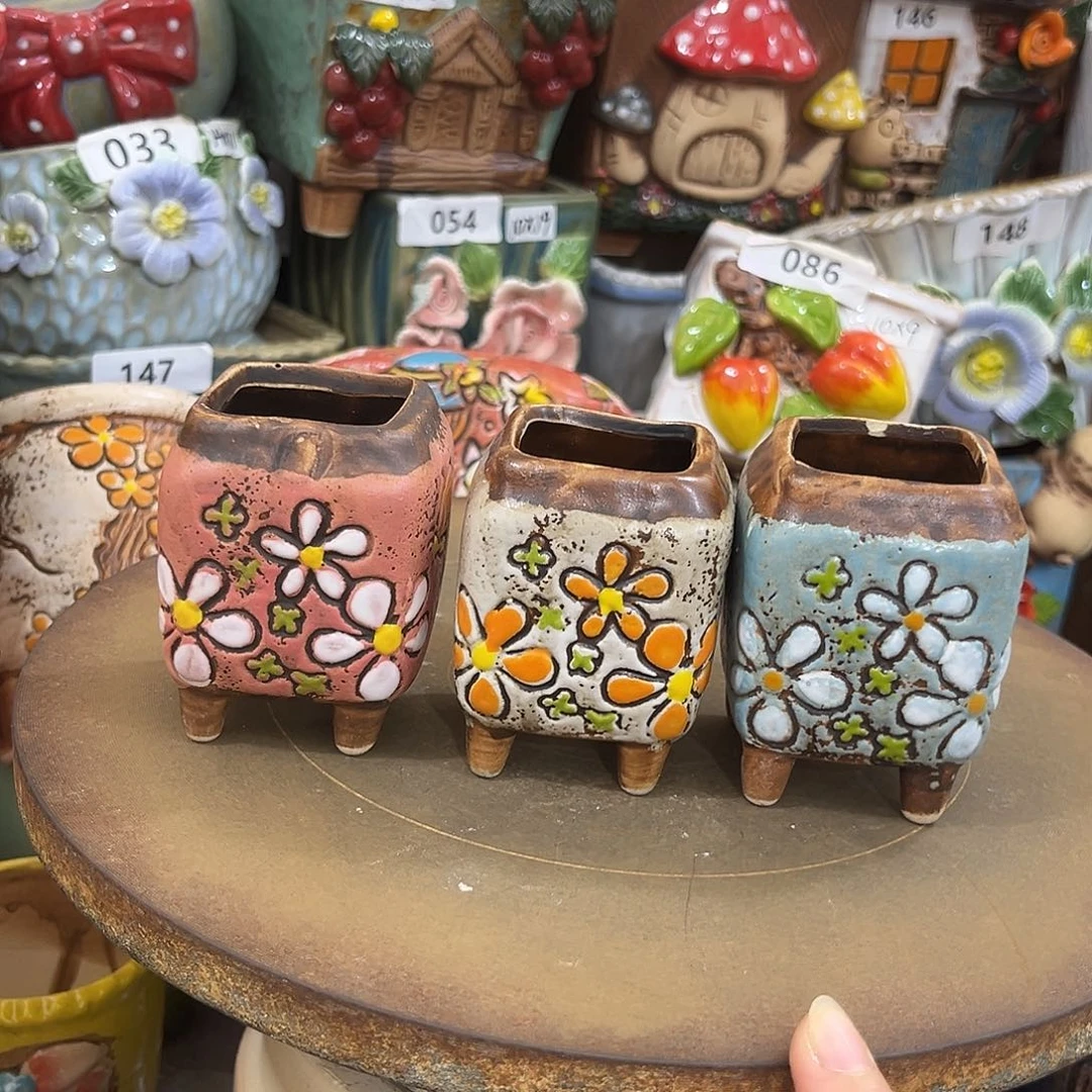 粗陶多肉花盆花盆