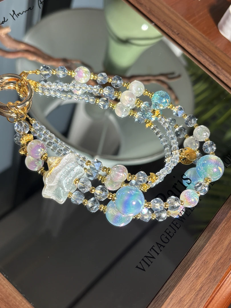 367编码星辰之链手机链原创手工diy手机壳防丢饰品包包钥匙扣挂件