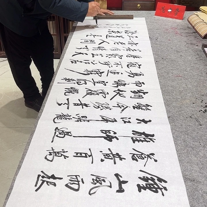 书法人民解放军占领南京范大学书法