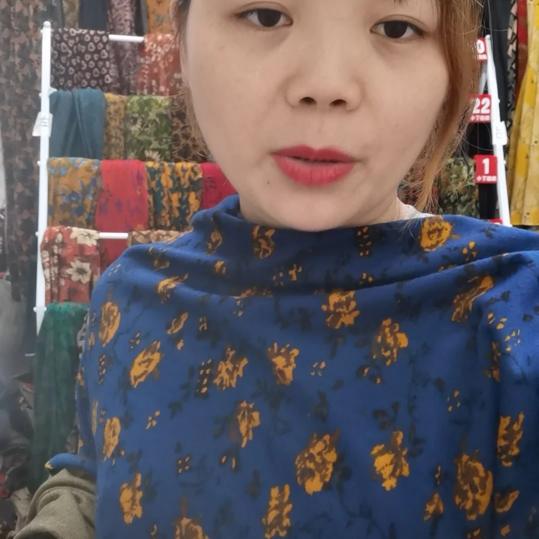 混纺蓝色黄玫瑰3米