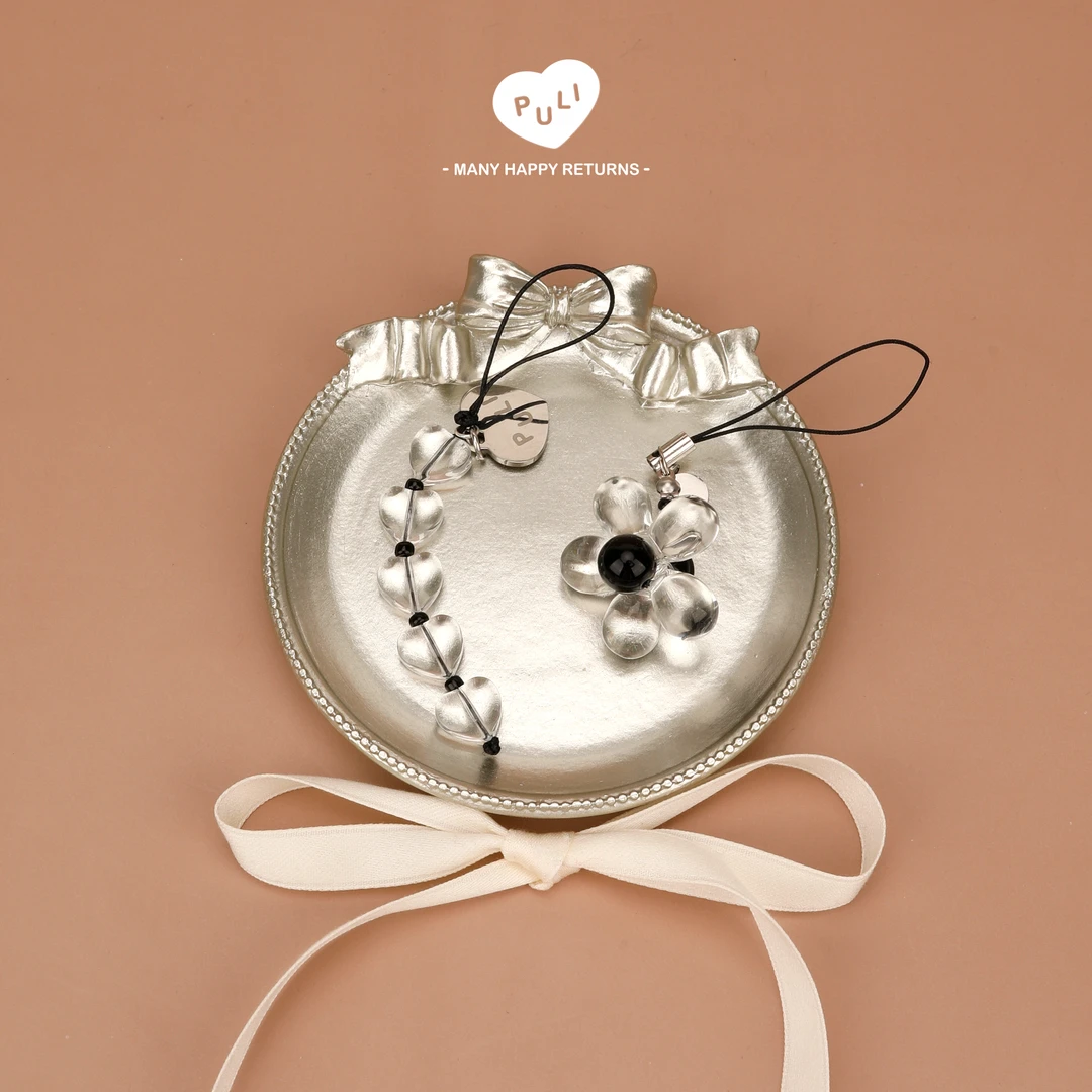 【爱在杜乐丽】PuliPuliPuli手机链串珠水晶珠高级小众手机吊坠挂件