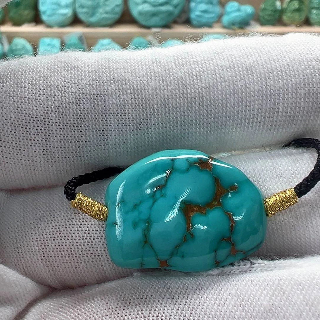 未镶嵌绿松石随形16.6mm