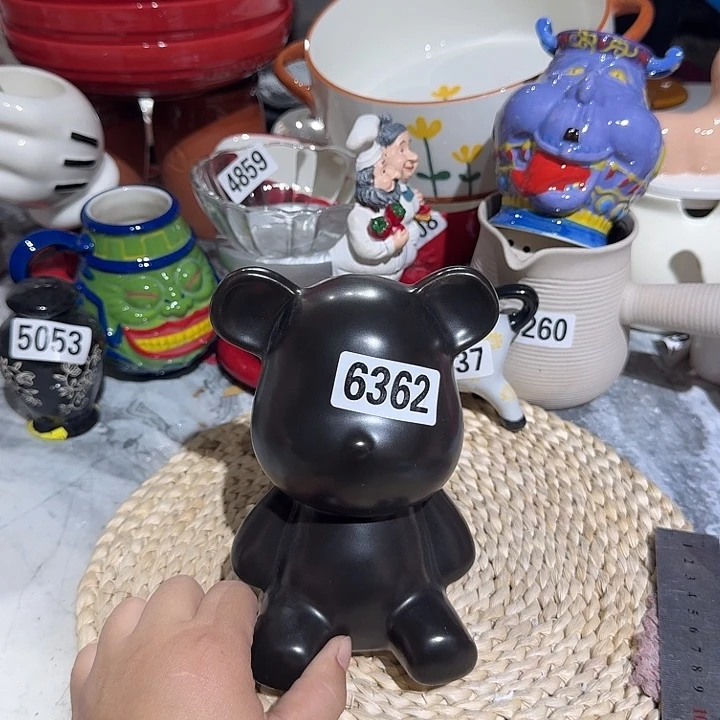 瓷片微瑕陶瓷满15包邮6362