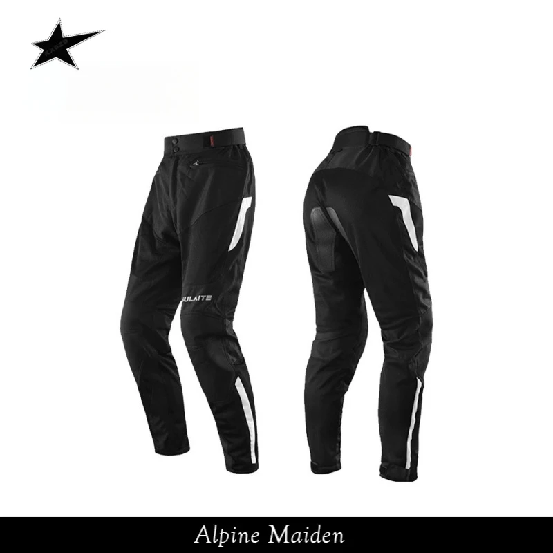 A星Alpine Maiden摩托车冬季骑行裤男女防风防摔保暖户外带护具裤