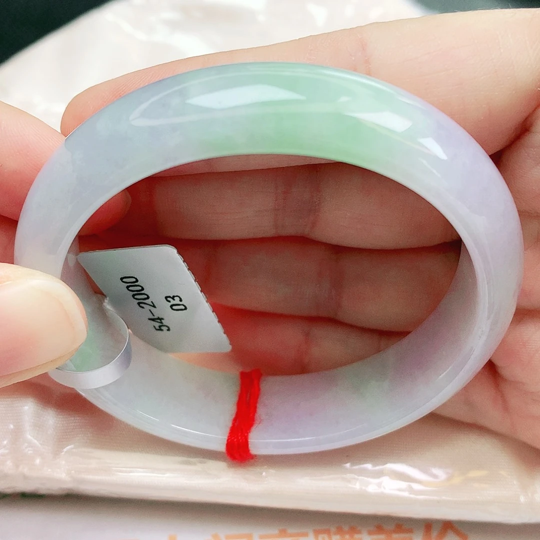 翡翠未镶嵌手镯缅甸天然A货翡翠手镯