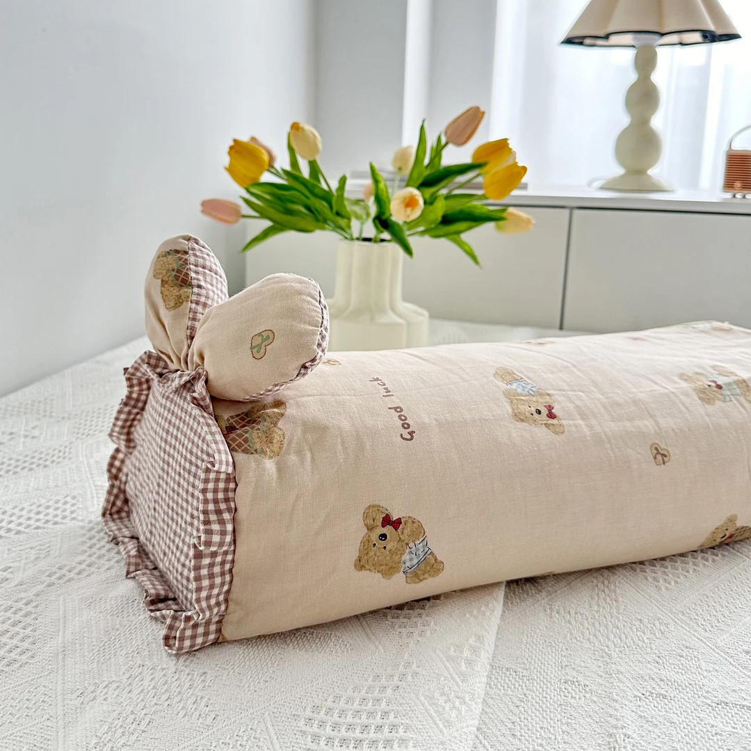 【晚悠】碎花荞麦枕可拆卸枕芯 办公室沙发午睡护颈枕单人枕头