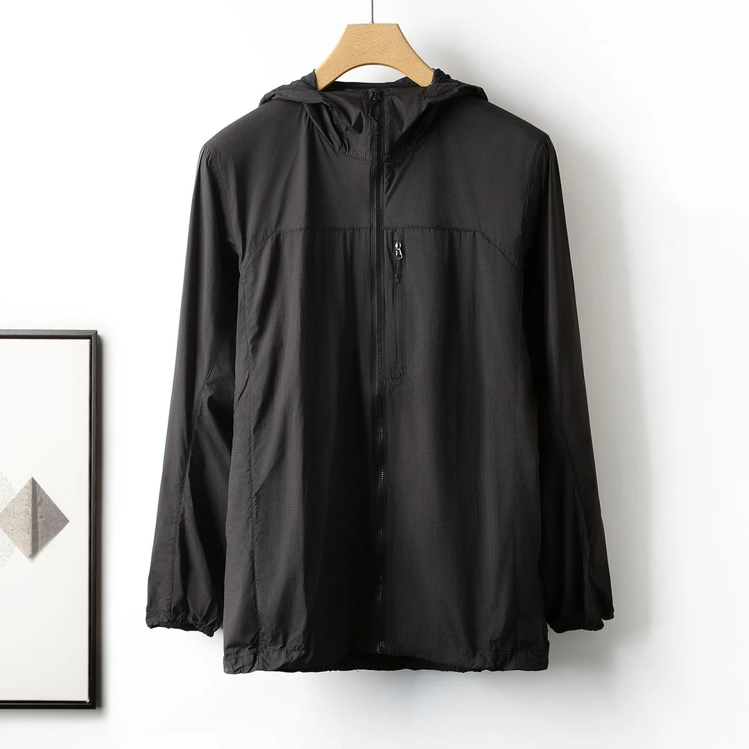 实用好货！轻量化！夏季透气防水皮肤衣情侣款连帽风壳防晒衣外套