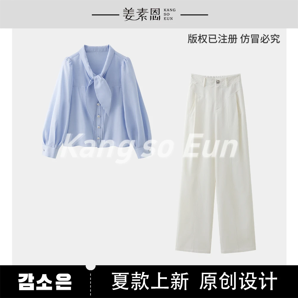 【黄蓉推荐】【时夏有风】时尚设计感休闲套装GY25XT070208
