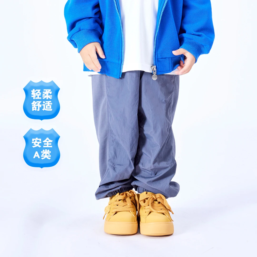 【森虎儿】宽松休闲舒适春季优品儿童束脚长裤4112022244