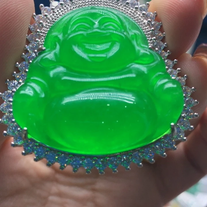 翡翠颈饰未镶嵌吊坠