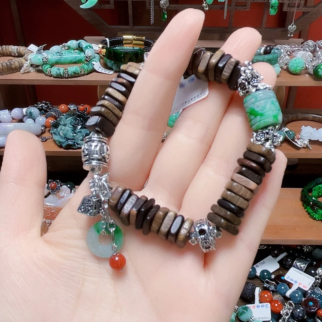 浅***Ω未镶嵌手链翡翠饰品