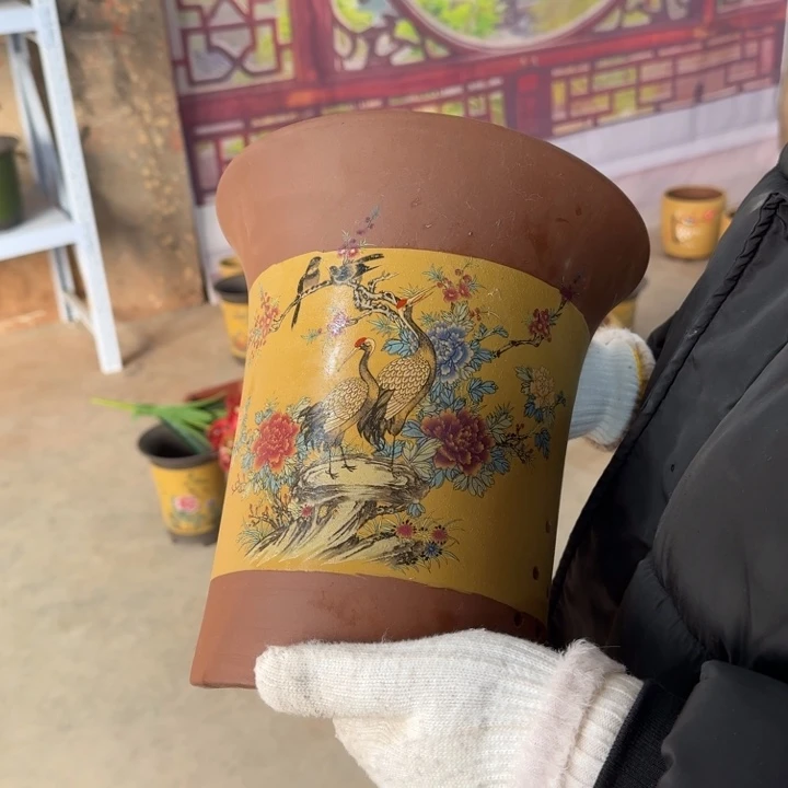 紫砂花盆紫砂花盆