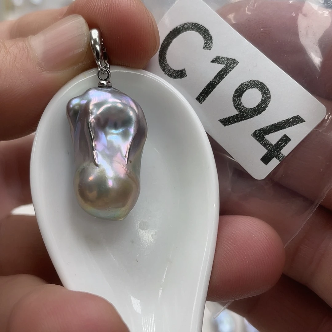 淡水珍珠颈饰银S925镶嵌