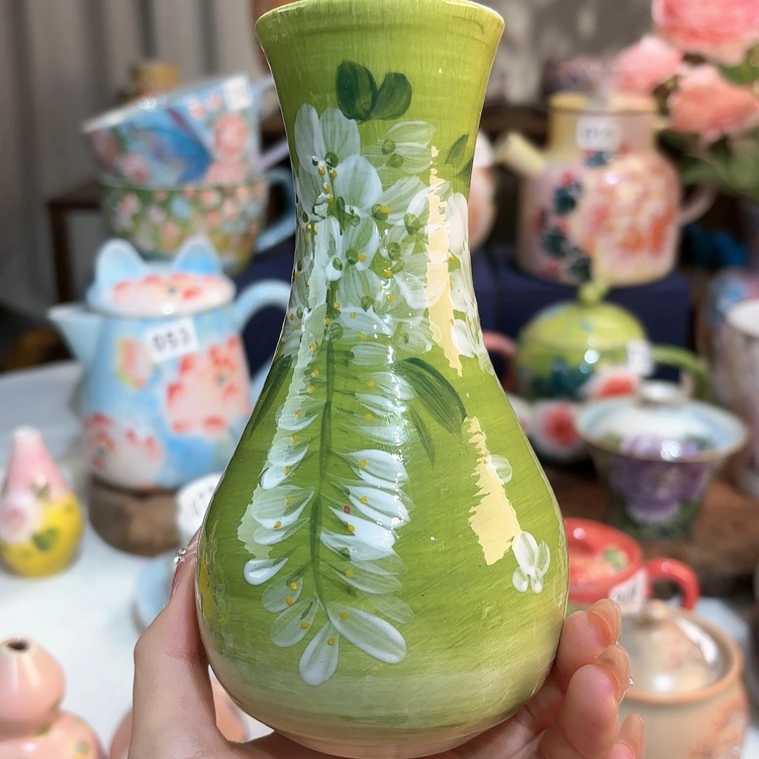 景德镇手绘高温釉下彩陶瓷茶具