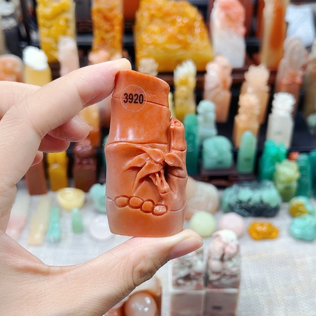 寿山石印石团*延3920包邮包刻