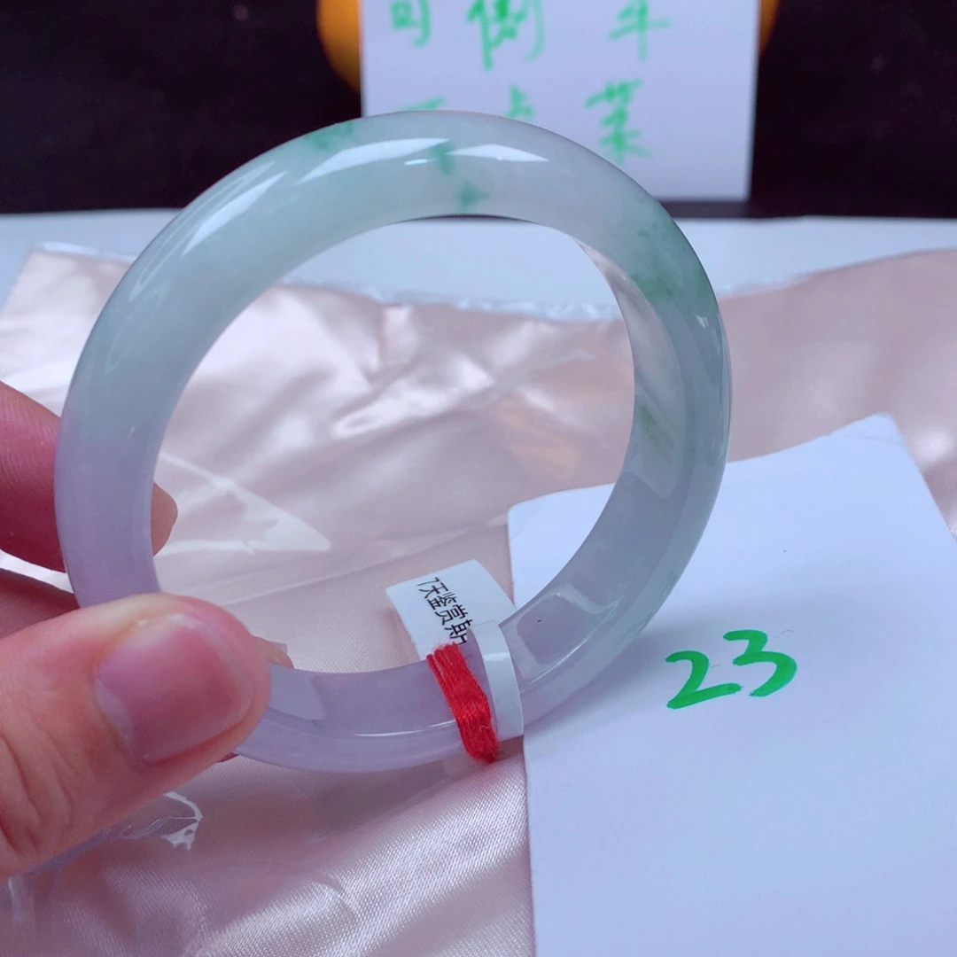未镶嵌手镯翡翠缅甸天然A货翡翠手镯56