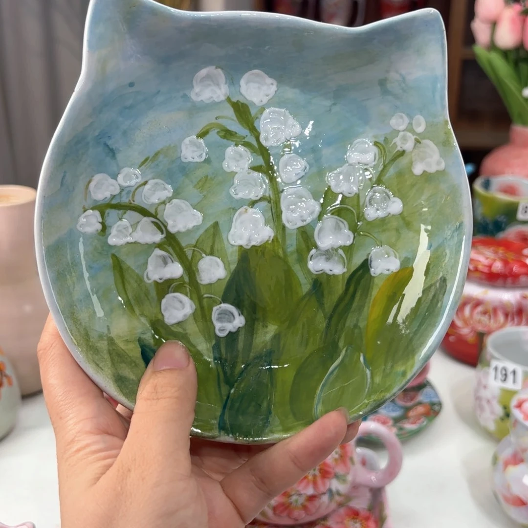 景德镇手绘高温釉下彩陶瓷茶具