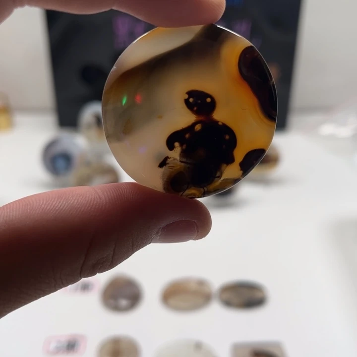 玛瑙/玉髓未镶嵌吊坠(不含链)