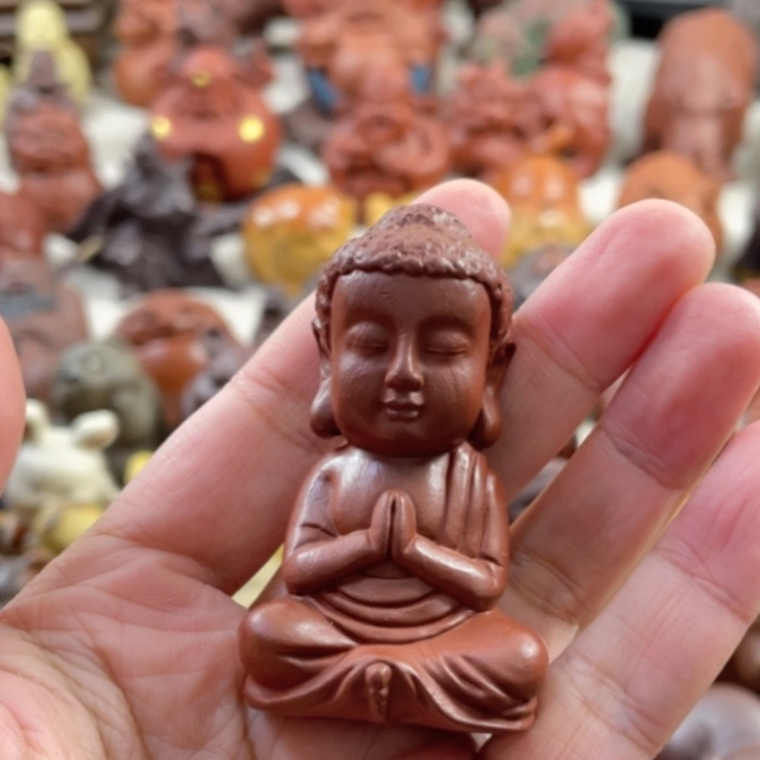 【闪购商品】紫砂茶宠紫砂宝宝佛