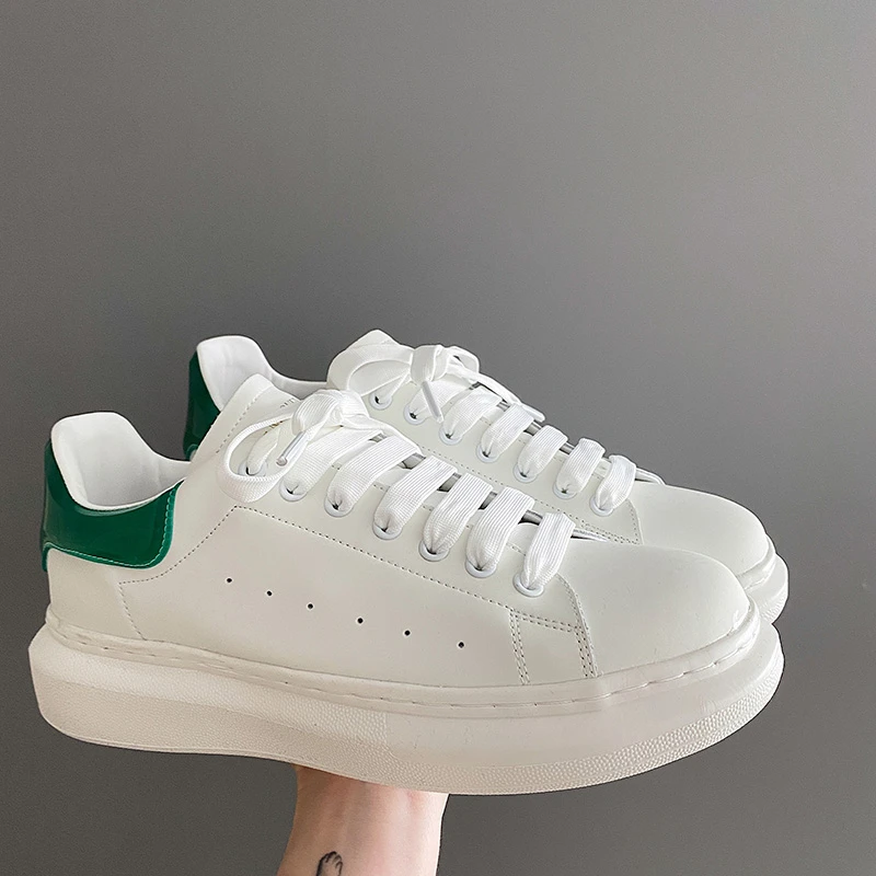 801低帮休闲板鞋女款时尚百搭潮流潮鞋厚底韩版真皮夏季透气学生