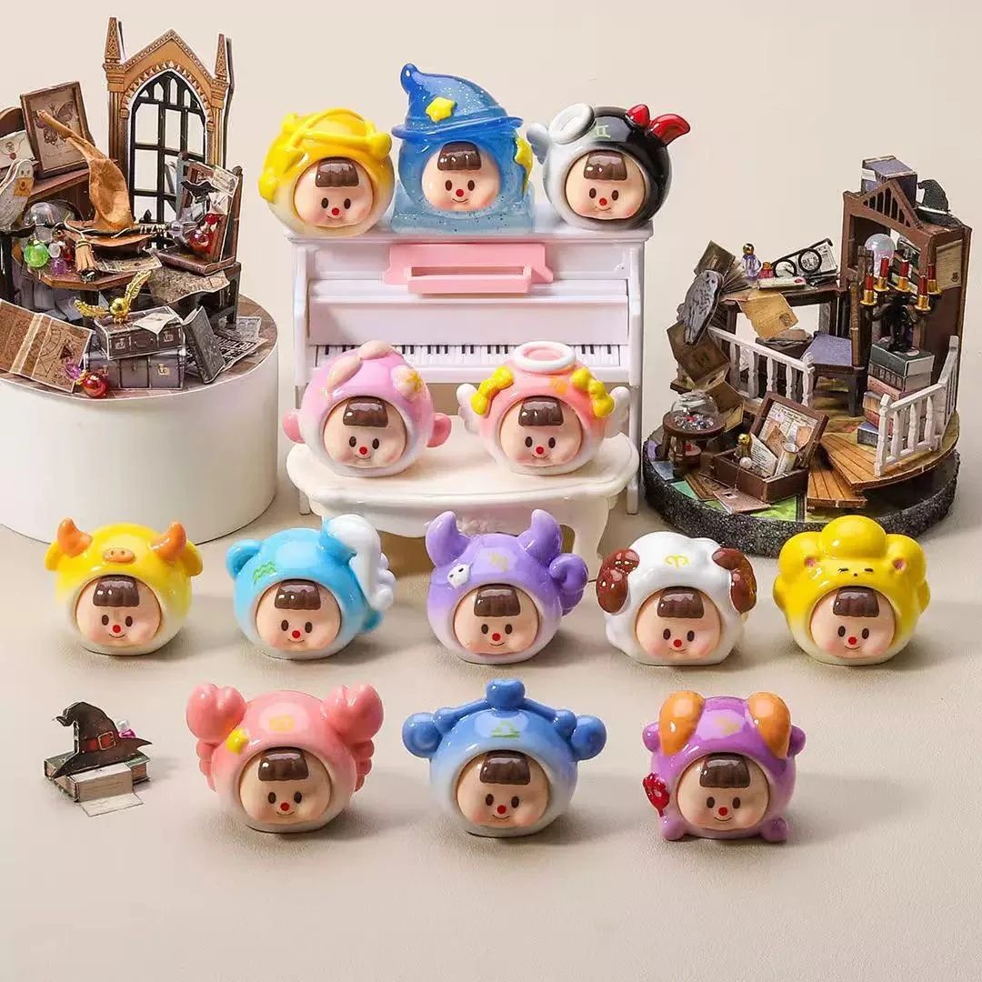 【十二星座多妹】多妹十二星座DIY树脂手工立体创意摆件盲袋对对