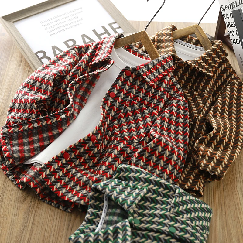 男童格子衬衫春装2025新款儿童翻领帅气长袖衬衣薄款男孩休闲外套